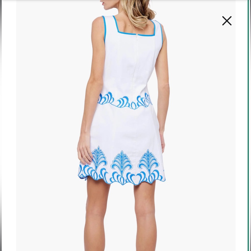 New! Cristi Embroidered A-Line Dress - Picture 2 of 3